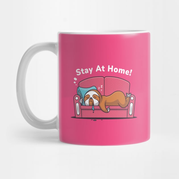 Stay At Home - Lazy Sloth by zoljo